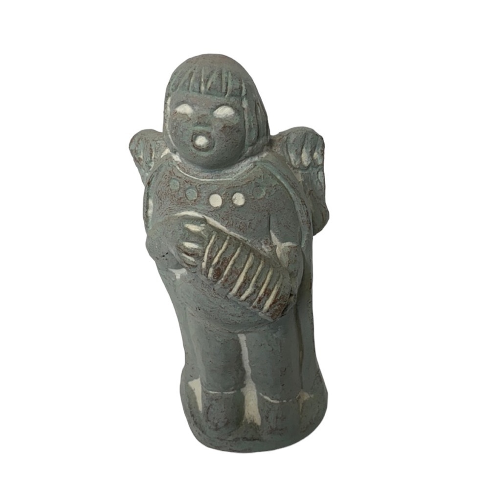 Isabel Bloom Angel Holding Accordion 5 3/4”Tall Figurine Statue